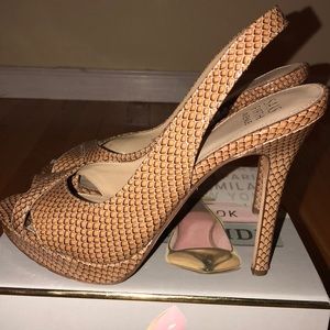 Saks Fifth Ave Slingback Heel Sandal- Sneakskin